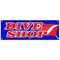 Signmission DIVE SHOP BANNER SIGN diving gear scuba rental sale deep sea lessons B-72 Dive Shop - alternate 1